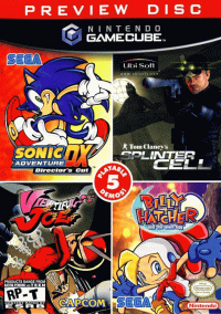 GameCube Preview DVD Gamecube US box art